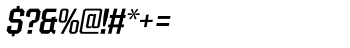 SF Super 02 Medium Italic Font OTHER CHARS