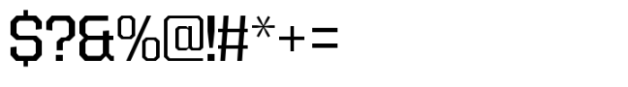 SF Super 03 Regular Font OTHER CHARS