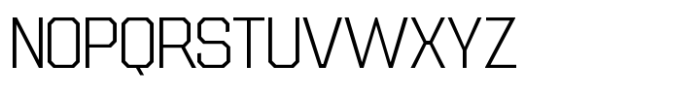 SF Super 03 Thin Font UPPERCASE