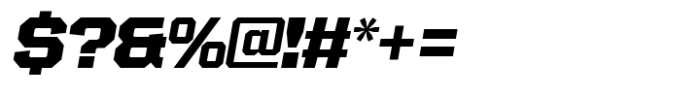 SF Super 04 Bold Italic Font OTHER CHARS