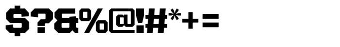 SF Super 04 Bold Font OTHER CHARS