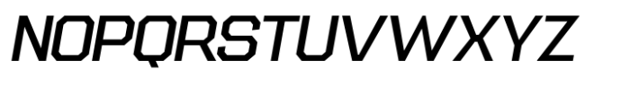 SF Super 04 Regular Italic Font UPPERCASE