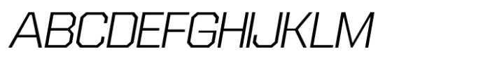 SF Super 04 Thin Italic Font UPPERCASE