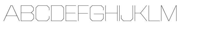 SF Super 05 Hair Font UPPERCASE