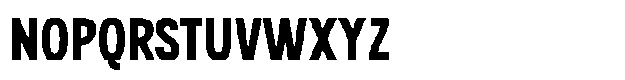 SFC Primorsa Sans Bold Condensed Font UPPERCASE