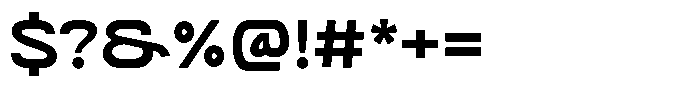SFC Primorsa Sans Bold Expanded Font OTHER CHARS