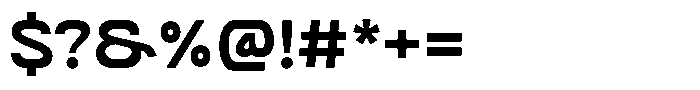 SFC Primorsa Sans Bold Wide Font OTHER CHARS