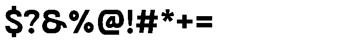 SFC Primorsa Sans Bold Font OTHER CHARS