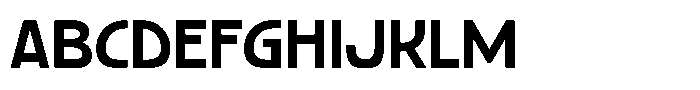 SFC Primorsa Sans Bold Font UPPERCASE