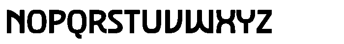 SFC Primorsa Sans Bold Font LOWERCASE