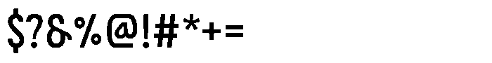SFC Primorsa Sans Condensed Font OTHER CHARS