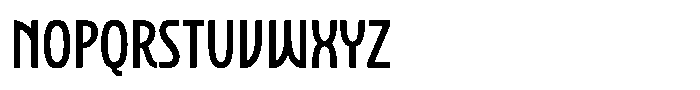 SFC Primorsa Sans Condensed Font LOWERCASE