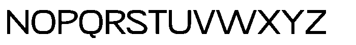 SFC Primorsa Sans Expanded Font UPPERCASE