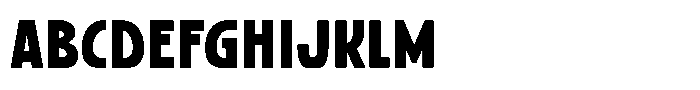 SFC Primorsa Sans Heavy Condensed Font UPPERCASE