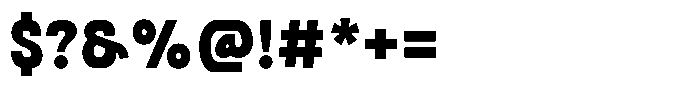 SFC Primorsa Sans Heavy Narrow Font OTHER CHARS