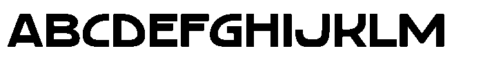 SFC Primorsa Sans Heavy Wide Font UPPERCASE