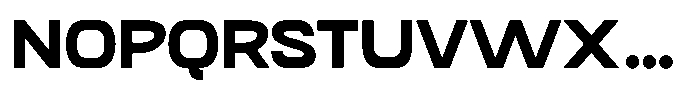 SFC Primorsa Sans Heavy Wide Font UPPERCASE