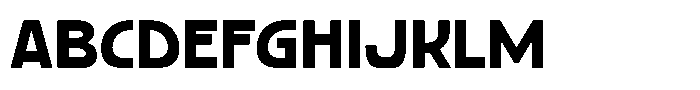 SFC Primorsa Sans Heavy Font UPPERCASE