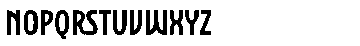 SFC Primorsa Sans Medium Condensed Font LOWERCASE
