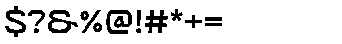 SFC Primorsa Sans Medium Expanded Font OTHER CHARS