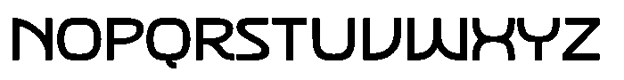 SFC Primorsa Sans Medium Expanded Font LOWERCASE
