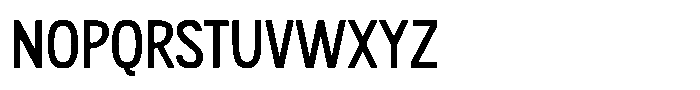 SFC Primorsa Sans Narrow Font UPPERCASE