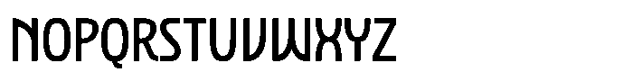 SFC Primorsa Sans Narrow Font LOWERCASE