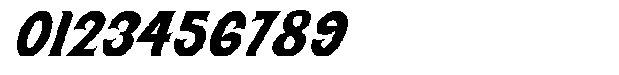SFC Solanora Black Oblique Font OTHER CHARS