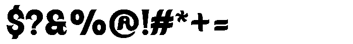 SFC Solanora Black Font OTHER CHARS