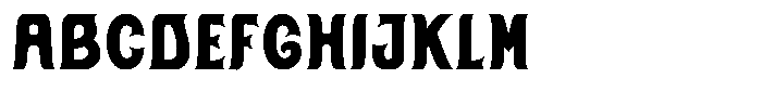 SFC Solanora Black Font UPPERCASE