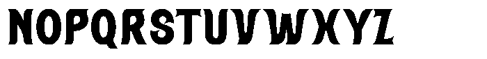 SFC Solanora Black Font UPPERCASE