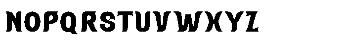 SFC Solanora Black Font LOWERCASE