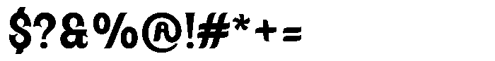 SFC Solanora Bold Font OTHER CHARS