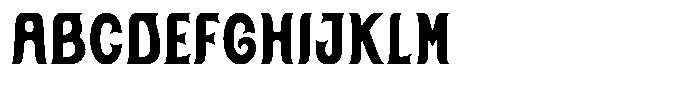 SFC Solanora Bold Font UPPERCASE