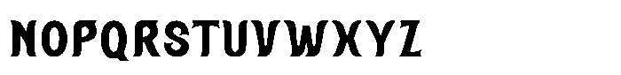 SFC Solanora Bold Font LOWERCASE