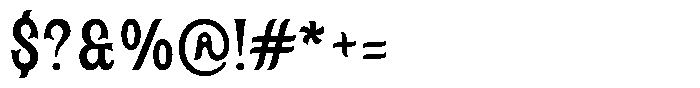 SFC Solanora Regular Font OTHER CHARS