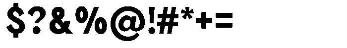 SFC Southbased Condensed Font OTHER CHARS