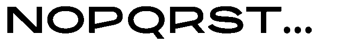 SFC Southbased Expanded Font LOWERCASE