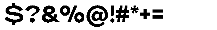 SFC Southbased Semi Expanded Font OTHER CHARS