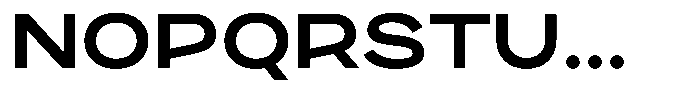 SFC Southbased Semi Expanded Font LOWERCASE