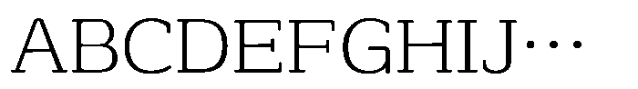 SFEllemin EL Font UPPERCASE