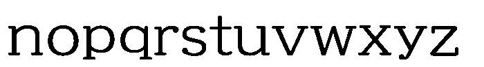 SFEllemin R Font LOWERCASE