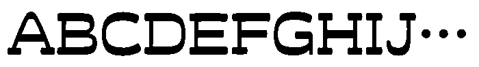 SFFlora Deep U Font UPPERCASE
