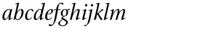 SFPL Italic Font LOWERCASE