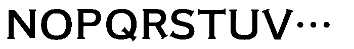 SFSelif Gothic RE E Font UPPERCASE