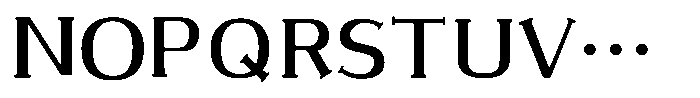 SFSelif Gothic RE RE Font UPPERCASE