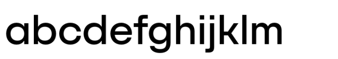 SFT Schrifted Sans Medium Font LOWERCASE