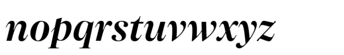 SFT Schrifted Serif Display DemiBold Italic Font LOWERCASE