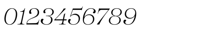 SFT Schrifted Serif Display ExtraLight Italic Font OTHER CHARS