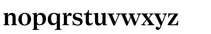 SFT Schrifted Serif Subhead DemiBold Font LOWERCASE